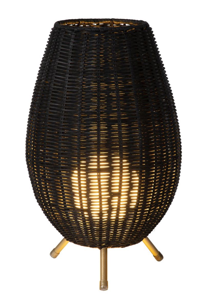Lucide COLIN - Table lamp - D22 cm - 1xG9 - Black (03543/36/30)