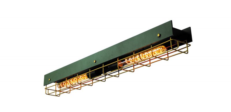 PENIGUET Ceiling Light E27/40W Matt Green / Messin