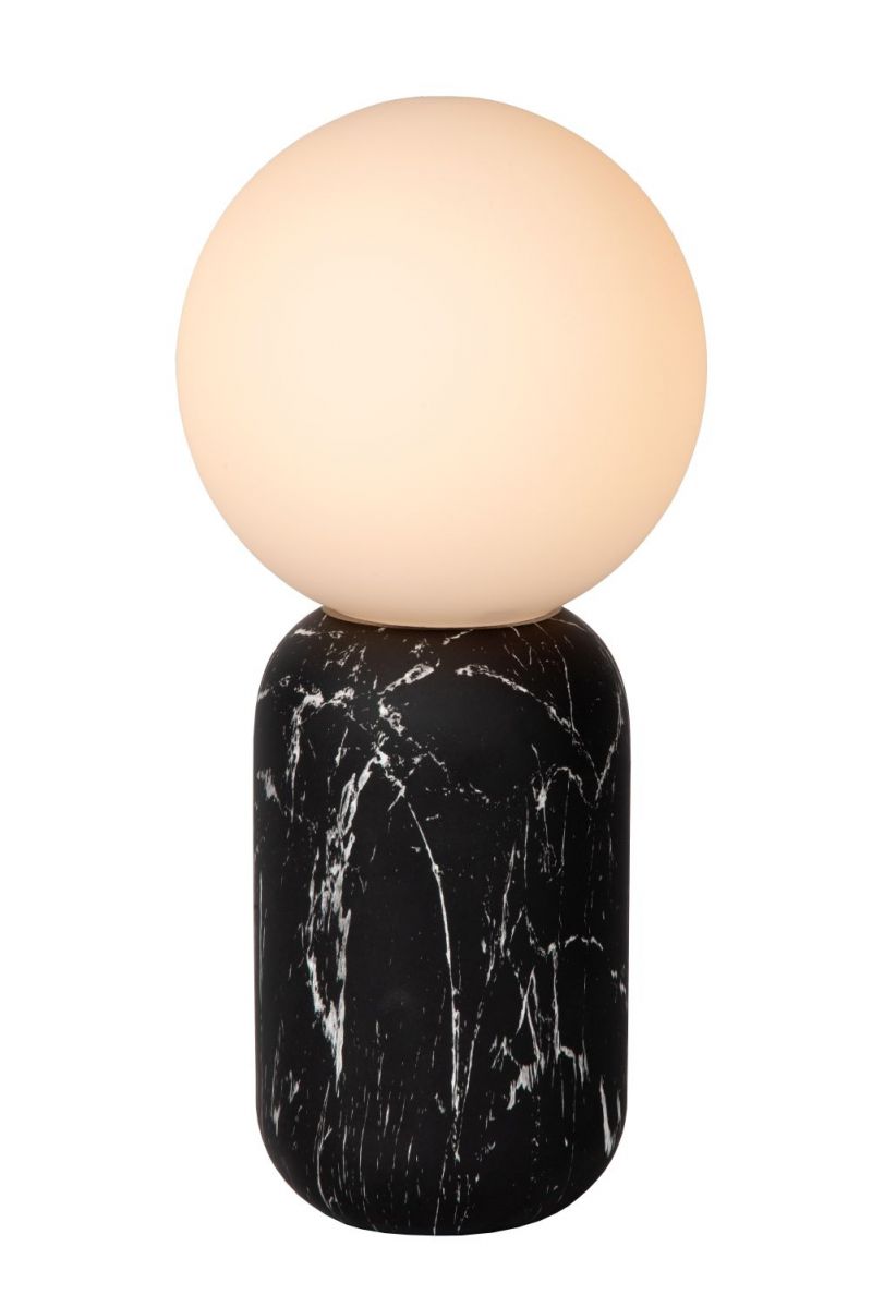 Lucide MARBOL - Table lamp - D15 cm - 1xE27 - Black