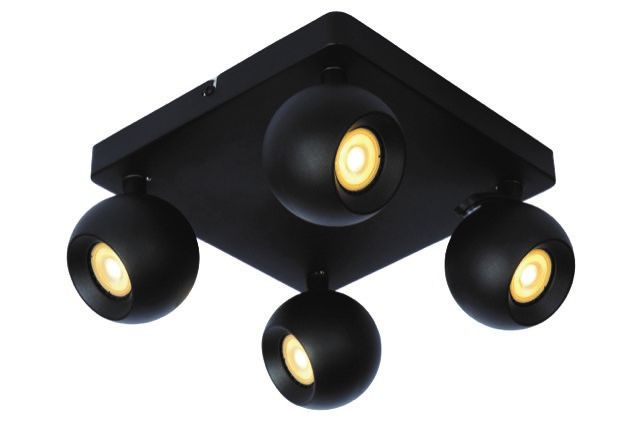 FAVORI Ceiling Spotlight 4x Gu10 Black