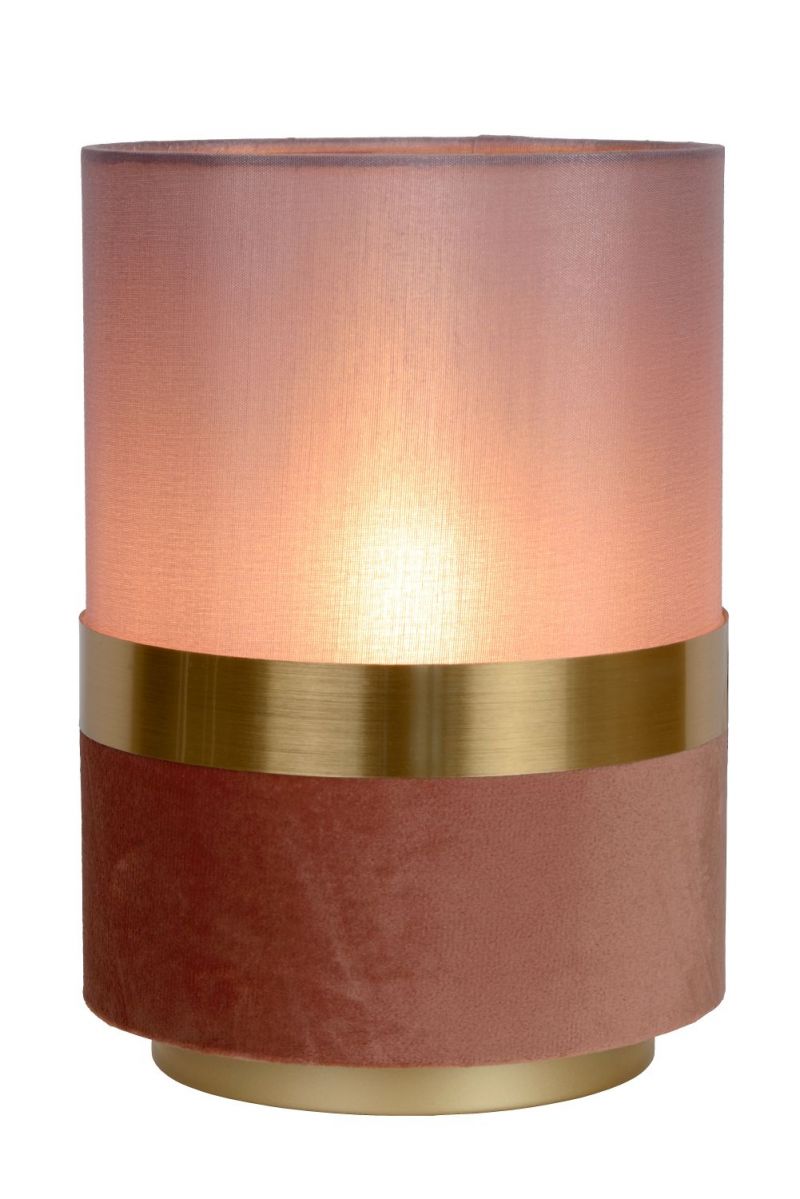Lucide EXTRAVAGANZA TUSSE - Table lamp - D15 cm - 1xE14 - Pink (10508/01/66)