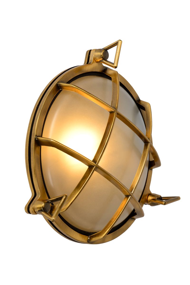 DUDLEY Outside Wall Light Round IP65 E27/60W Mat (11890/25/02)