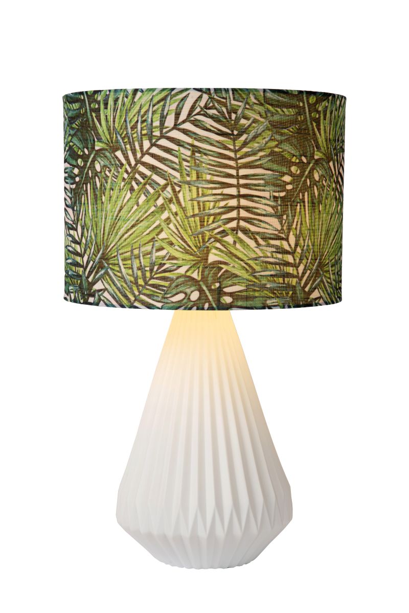 SERENOA Table lamp L E27/25W White / Green (13537/81/31)