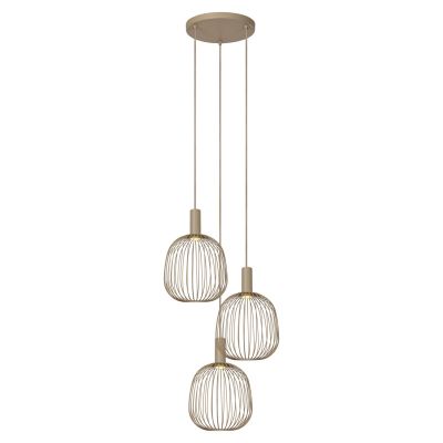 Lucide ESTEREL - Pendant light - 3xGU10 (MR11) - Taupe