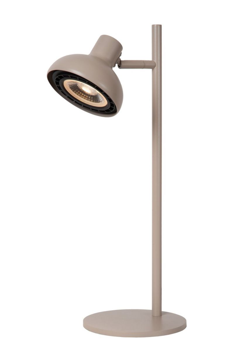 Lucide SENSAS - Table lamp - D18 cm - 1xES111 - Cream