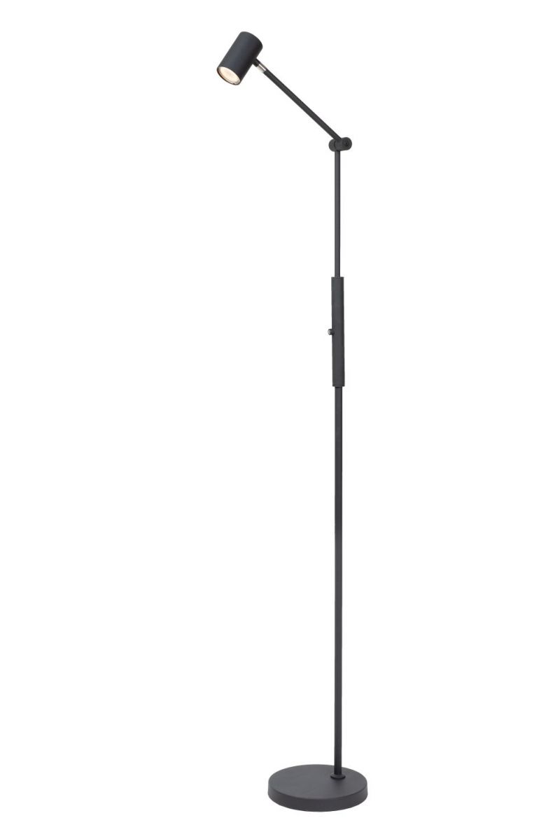 Lucide TIPIK - Rechargeable Floor lamp - Battery - LED Dim. - 1x3W 2700K - 3 StepDim - Black (36722/03/30)