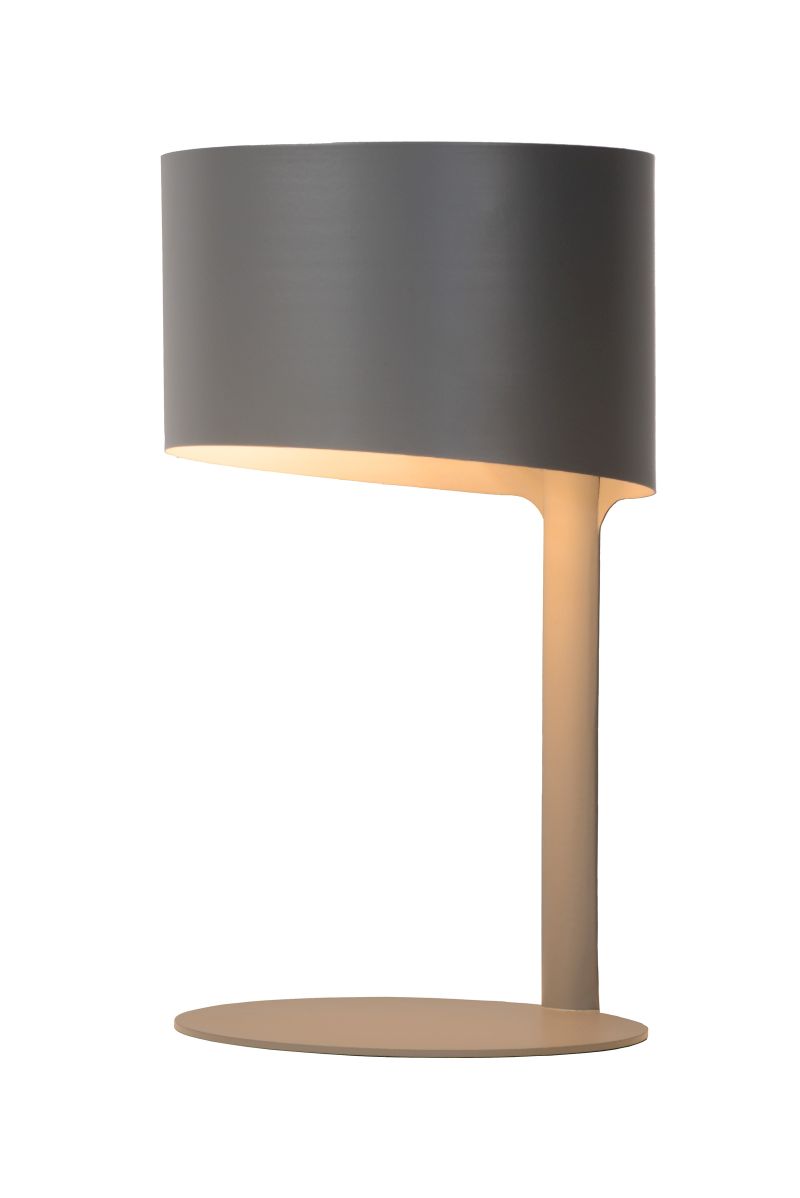 KNULLE - Stolová lampa - E14 H28,5 D15 cm - šedá (45504/01/36)