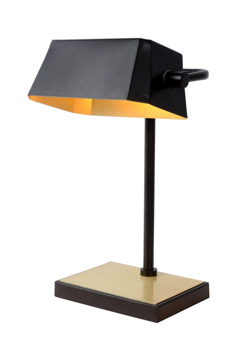 LANCE - Stolná lampa E27/40W - Čierna (45581/01/30)