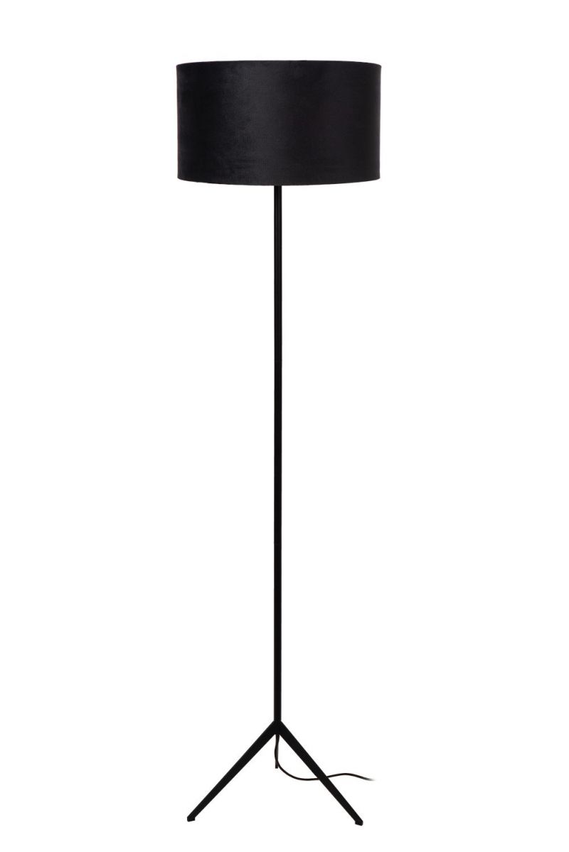 Lucide TONDO - Floor lamp - D38 cm - 1xE27 - Black (45790/81/30)