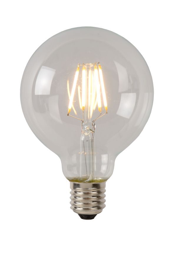 Lucide G80 Class B - Filament bulb - Ø 8 cm - LED Dim. - E27 - 1x7W 2700K - Transparant