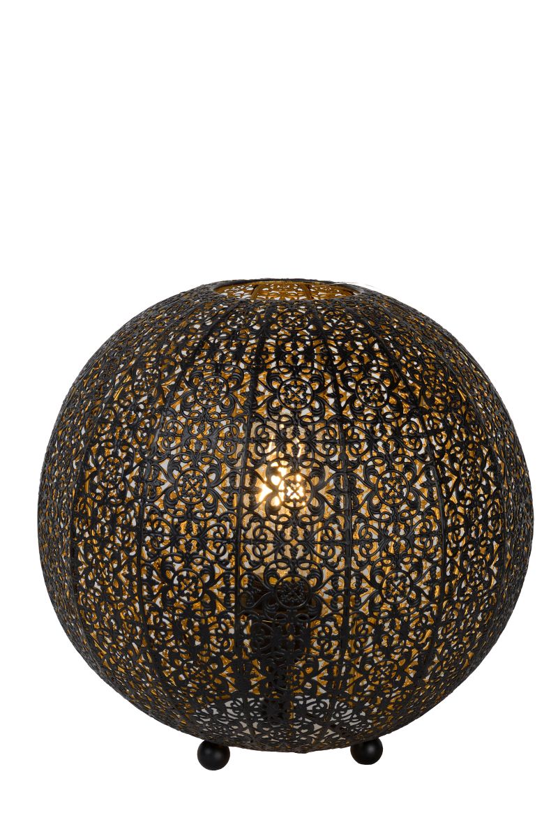 TAHAR - Stolová lampa - E27 D34cm - čierna (78583/34/30)