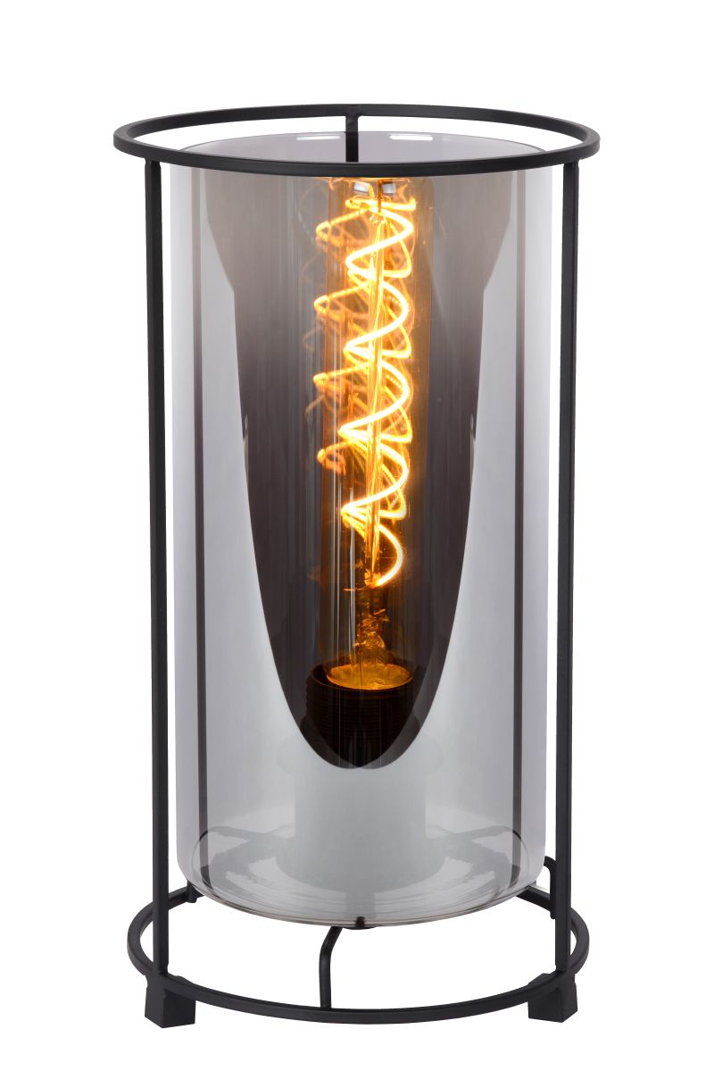 DOUNIA Table lamp  E27/40W H27.5cm Matt Black/Smok
