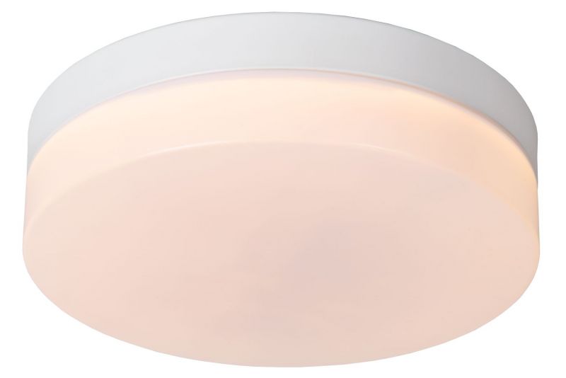 Lucide BISKIT - Flush ceiling light Bathroom - Ø23 cm - LED - 1x12W 2700K - IP44 - White (79111/24/31)