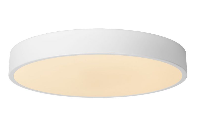 Lucide UNAR - Flush ceiling light - Ø39,5 cm - LED Dim. - 1x24W 2700K - 3 StepDim - White
