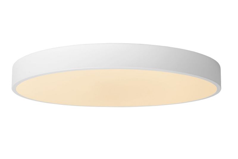 Lucide UNAR - Flush ceiling light - Ø49,5 cm - LED Dim. - 1x36W 2700K - 3 StepDim - White