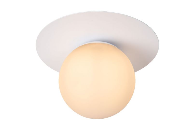 Lucide TRICIA - Flush ceiling light - D25 cm - 1xE27 - White