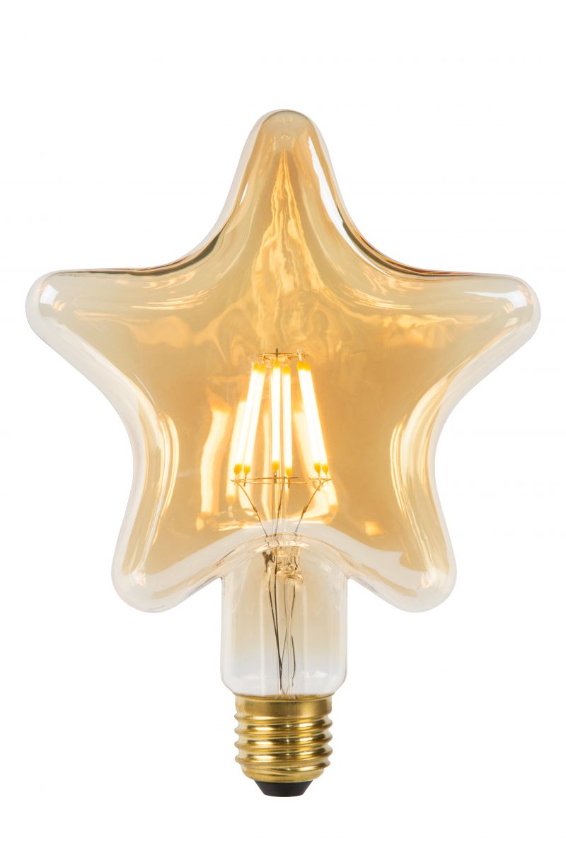 LED BULB - STAR  - LED - E27 - 1x6W 2200K - Amber