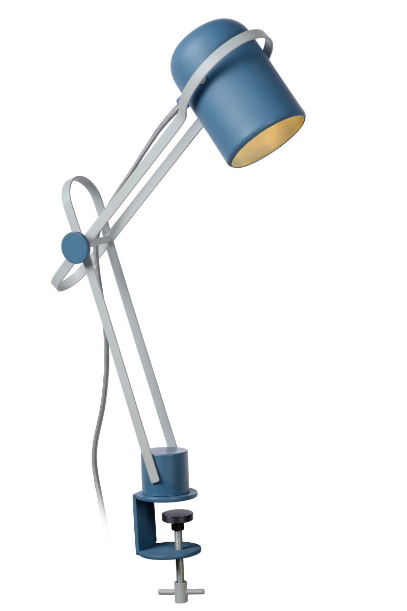 BASTIN - Detská štipcová lampa - 1xE14 - Blue (05535/01/35)