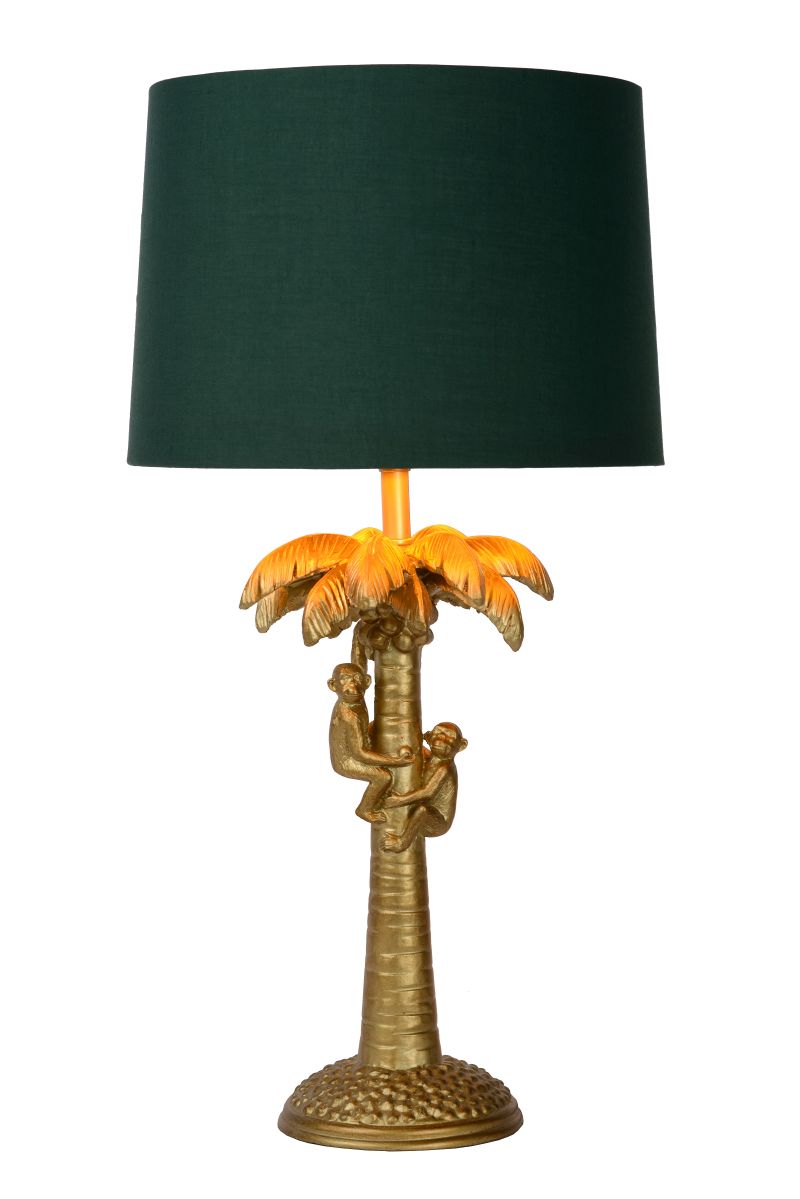 COCONUT Table lamp E27/40W H50cm Gold / Green (10505/81/02)