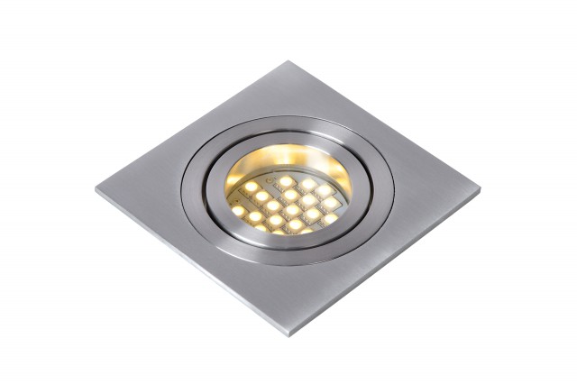 Lucide TUBE - Zapustené bodové svietidlo - 1xGU10 - Satin Chrome