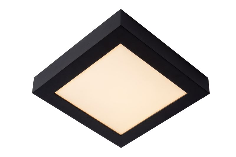 BRICE-LED Ceiling L. Dimmable 22W Square IP44 Blac (28117/22/30)