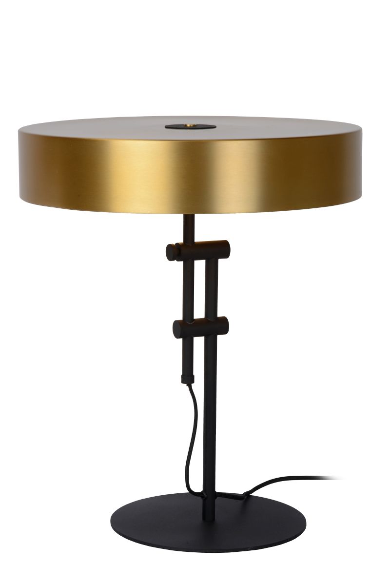 GIADA Table lamp 2x E27 /40W Matt Black/Satin Bras (30570/02/02)