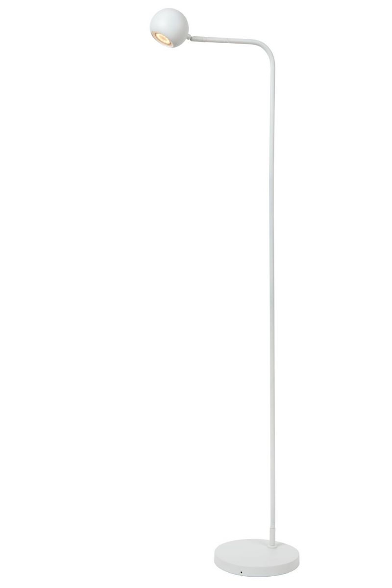 Lucide COMET - Rechargeable Floor lamp - Battery - LED Dim. - 1x3W 2700K - 3 StepDim - White (36721/03/31)