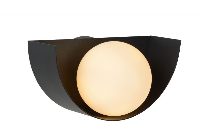 BENNI Wall Light G9/28W Black/Opal Glass (45201/01/30)