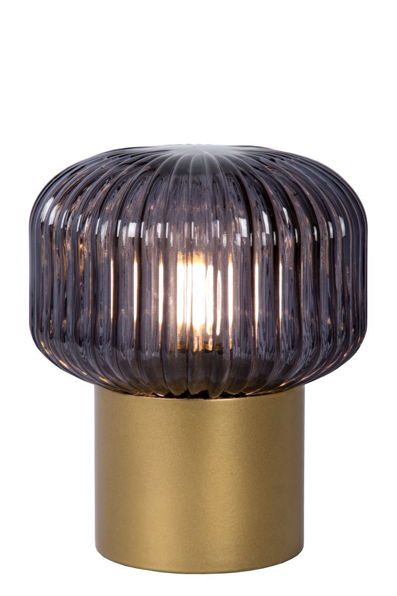 JANY Table lamp E14/40W Matt Gold/Smoke glass (78595/01/02)